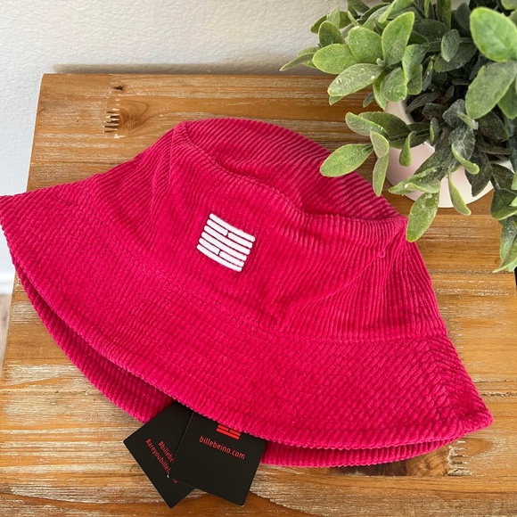 NWT Billebeino Pink Corduroy Bucket Hat - Picture 2 of 6